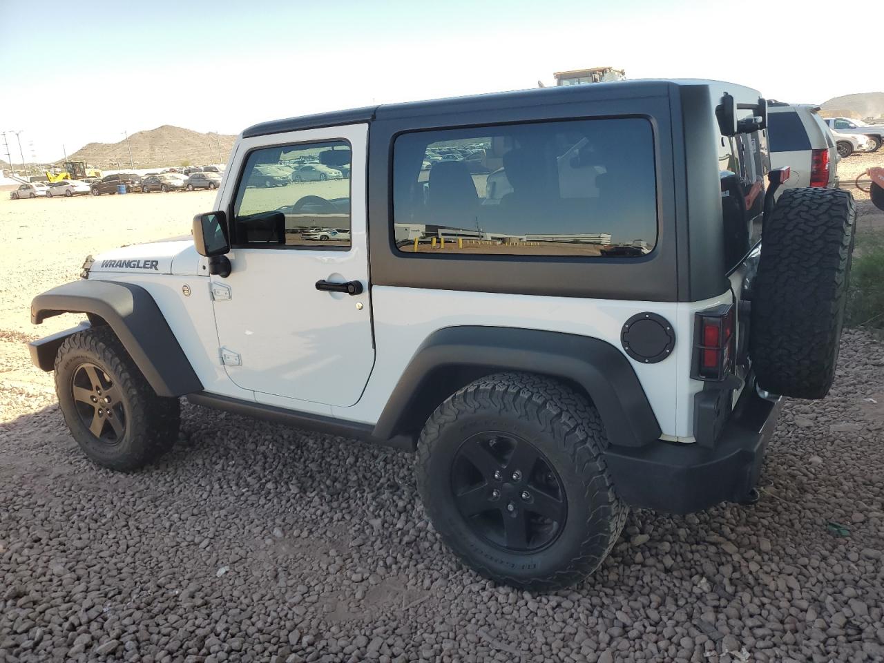 2017 Jeep Wrangler VIN 1C4AJWAG7HL598159 Copart auction photo, rear end / front end damage thumbnail 2