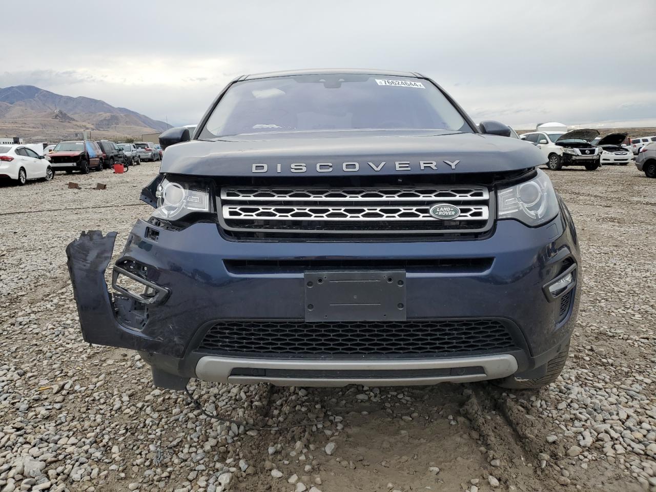 2019 Land Rover Discovery VIN SALCR2FX2KH789641 Copart auction photo, front end / side damage thumbnail 5
