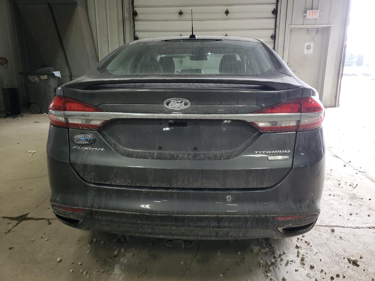 2018 Ford Fusion VIN 3FA6P0D91JR175198 Copart auction photo, side damage thumbnail 6