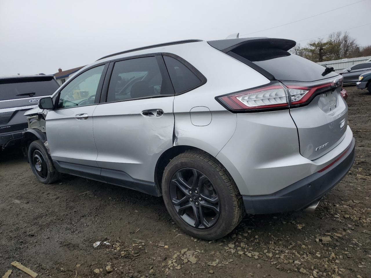 2018 Ford Edge VIN 2FMPK4J84JBB14423 Copart auction photo, front end / side damage thumbnail 2