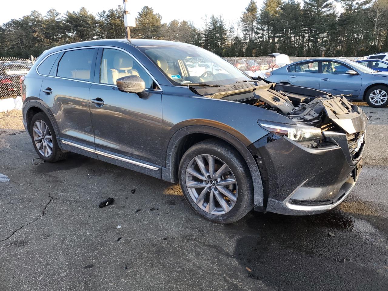2023 Mazda CX-9 VIN JM3TCBDY9P0632965 Copart auction photo, front end damage thumbnail 4