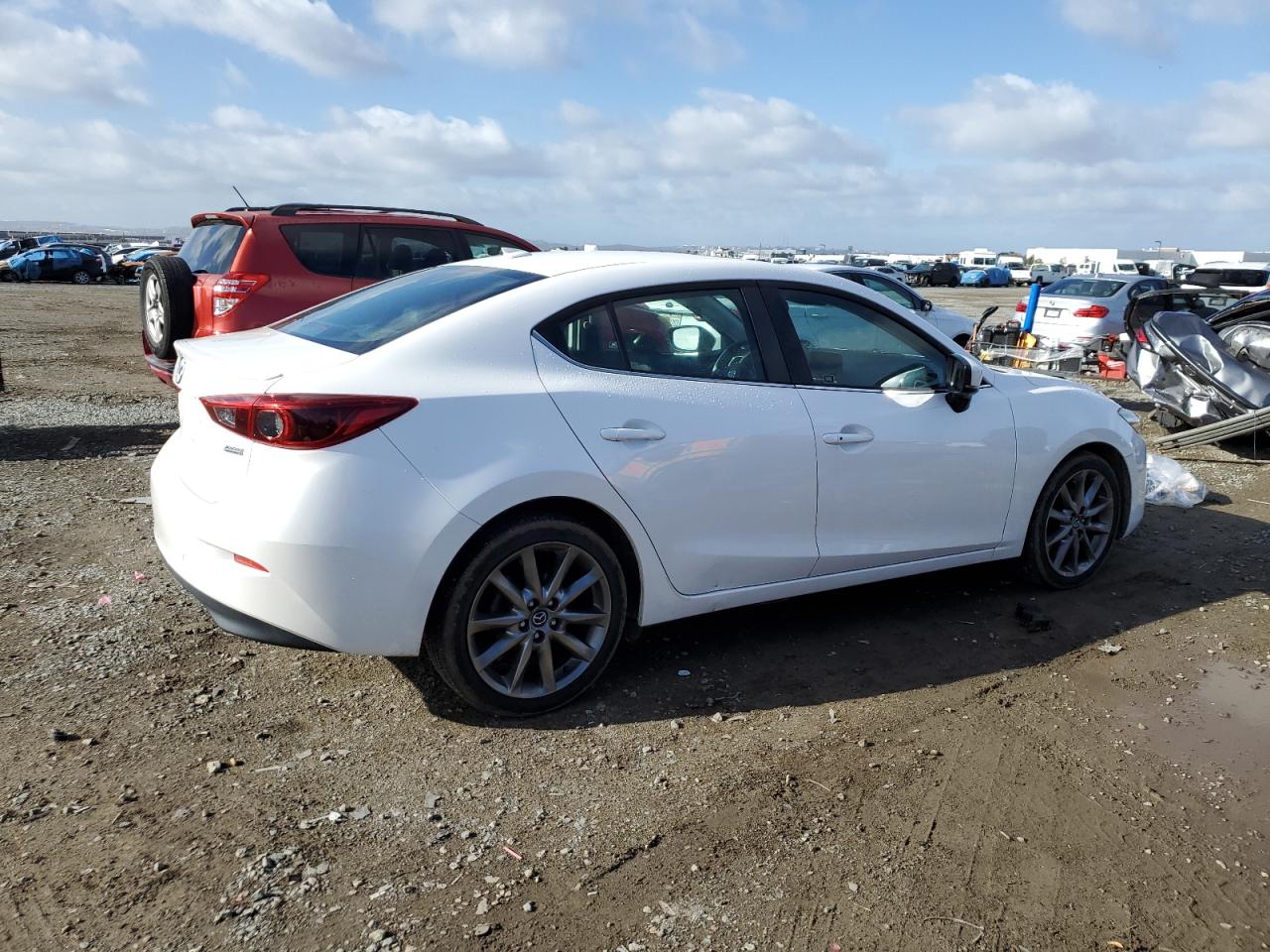 2018 Mazda 3 VIN 3MZBN1W39JM163033 Copart auction photo, minor dent/scratches damage thumbnail 3