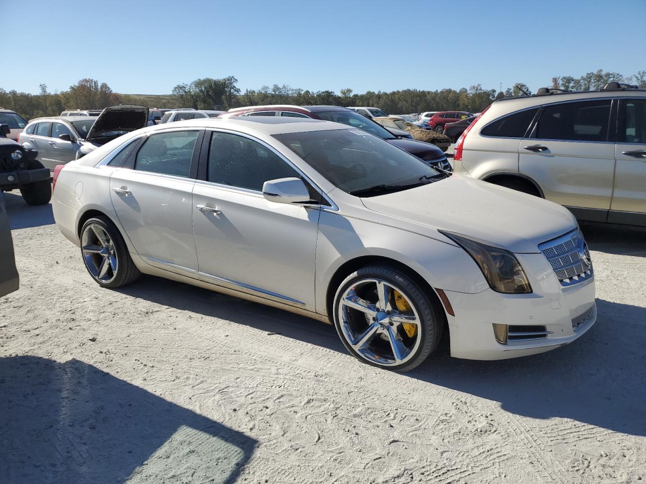 2013 Cadillac XTS VIN 2G61U5S33D9194440 Copart auction photo, side damage thumbnail 4