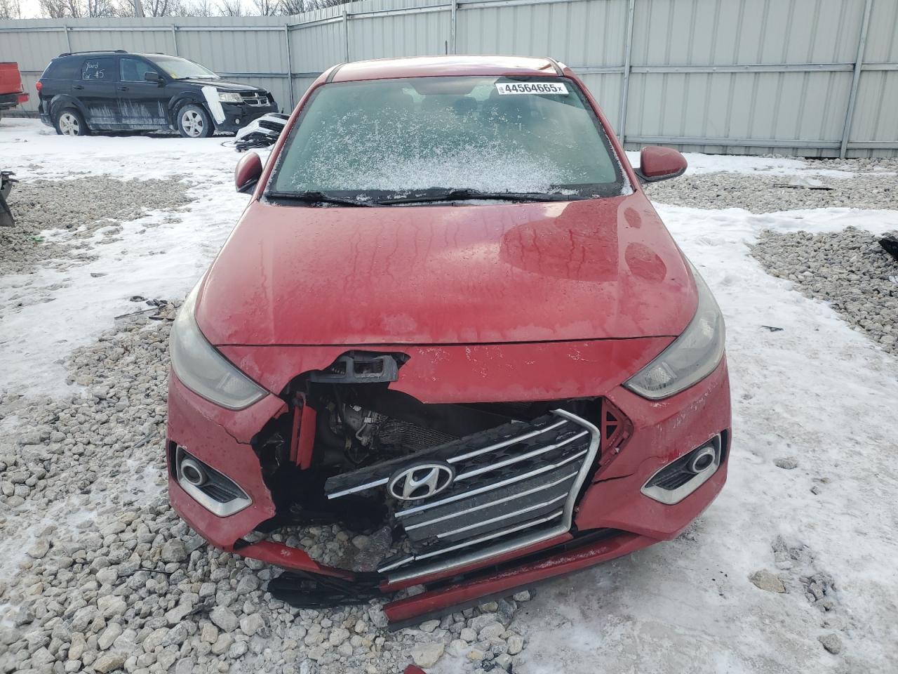 2022 Hyundai Accent VIN 3KPC24A61NE155494 Copart auction photo, all over damage thumbnail 5