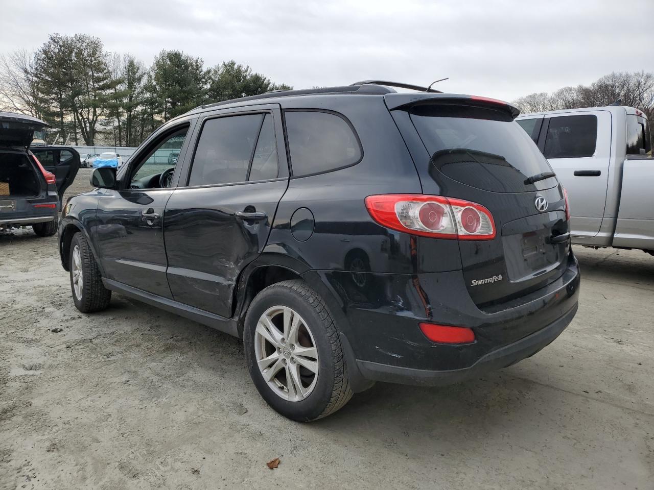 2012 Hyundai Santa Fe VIN 5XYZHDAG5CG096466 Copart auction photo, side damage thumbnail 2