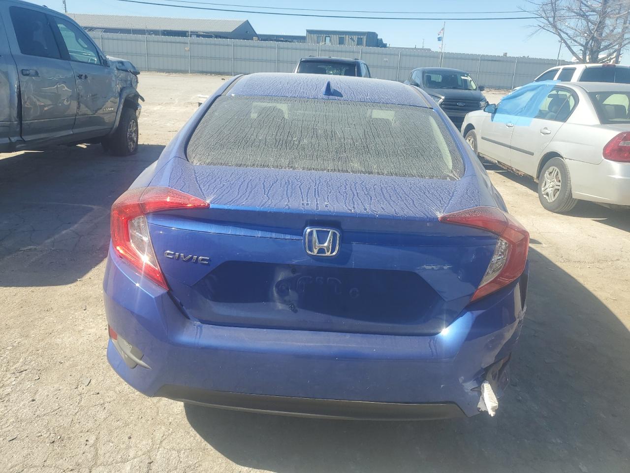 2018 Honda Civic VIN 19XFC2F78JE037050 Copart auction photo, all over damage thumbnail 6