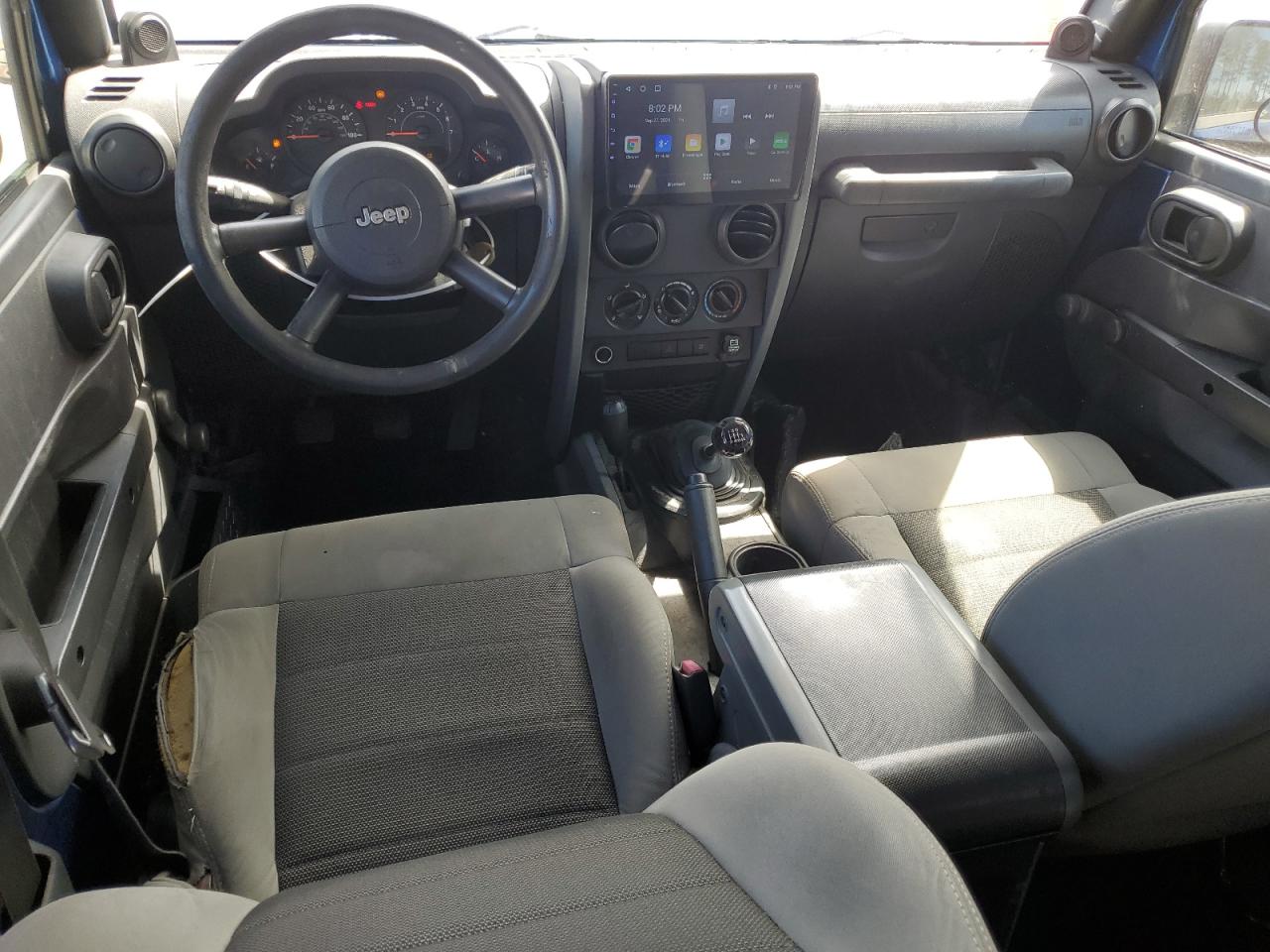 2009 Jeep Wrangler VIN 1J4GA39169L750775 Copart auction photo, front end damage thumbnail 8