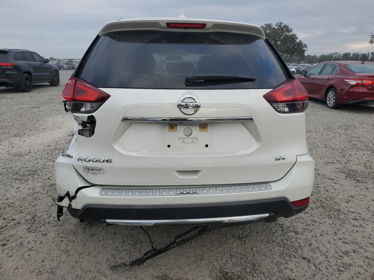 2018 Nissan Rogue VIN KNMAT2MT3JP577609 Copart auction photo, rear end / side damage thumbnail 6