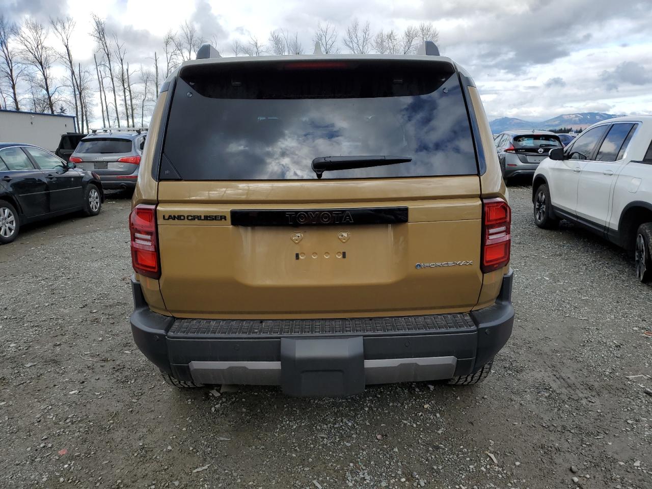 2024 Toyota Land Cruiser VIN JTEABFAJ8RK010961 Copart auction photo, front end / side damage thumbnail 6