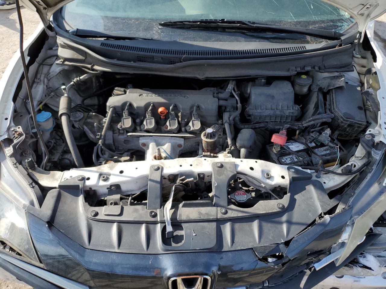 2015 Honda Civic VIN 2HGFG3B8XFH515961 Copart auction photo, front end / side damage thumbnail 11