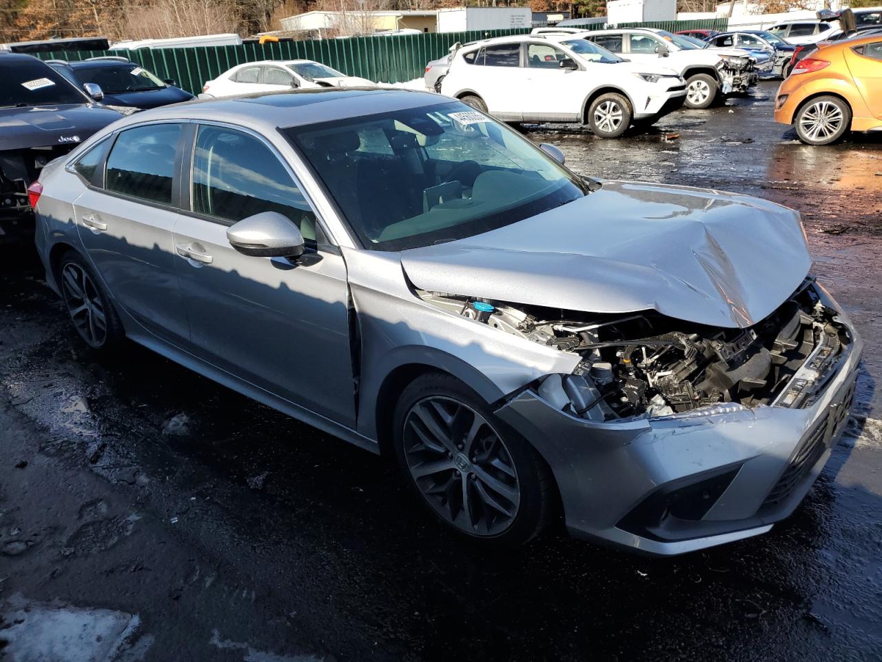 2024 Honda Civic VIN 2HGFE1F95RH325566 Copart auction photo, front end damage thumbnail 4
