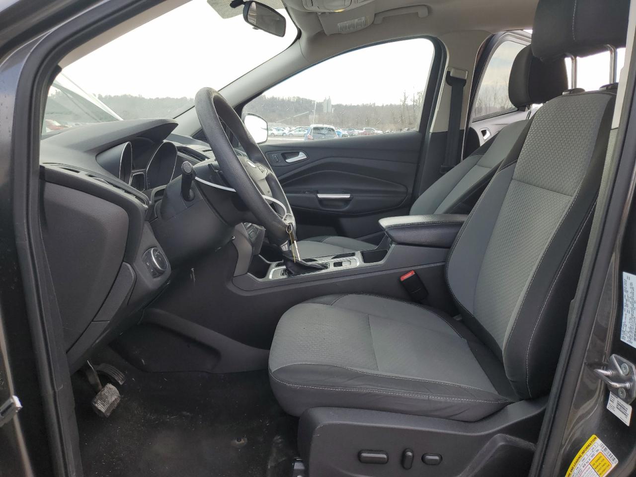 2017 Ford Escape VIN 1FMCU0GD5HUD65428 Copart auction photo, side / front end damage thumbnail 7