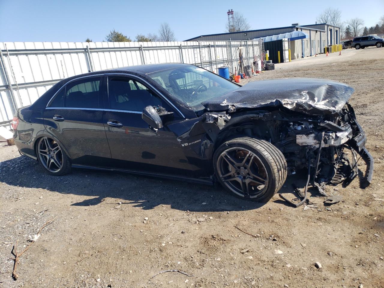 2012 Mercedes-Benz E-klasse VIN WDDHF7EB4CA525071 Copart auction photo, front end / undercarriage damage thumbnail 4