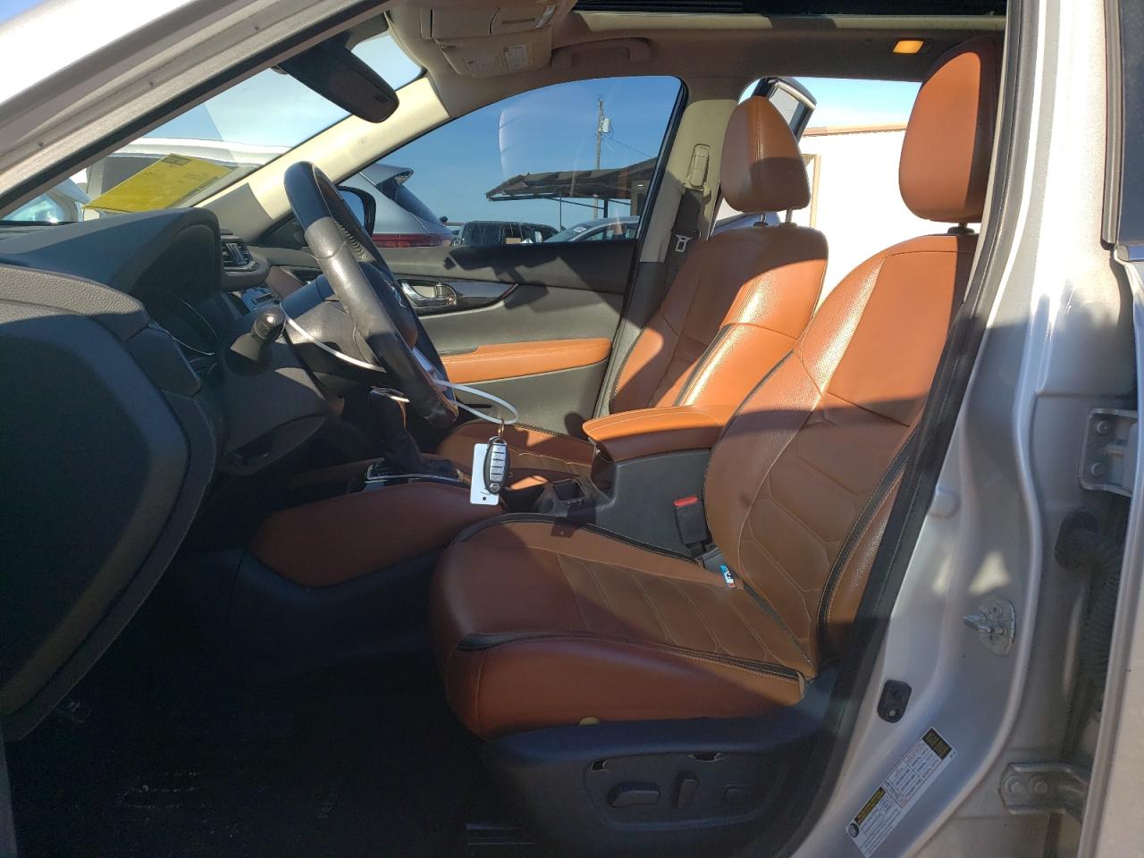2017 Nissan Rogue VIN 5N1AT2MTXHC829448 Copart auction photo, front end damage thumbnail 7