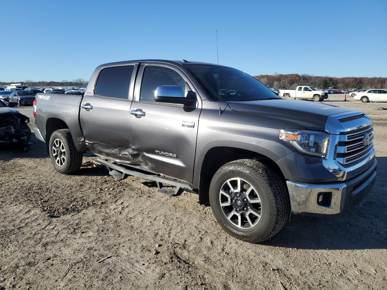 2018 Toyota Tundra VIN 5TFHW5F18JX710156 Copart auction photo, side damage thumbnail 4