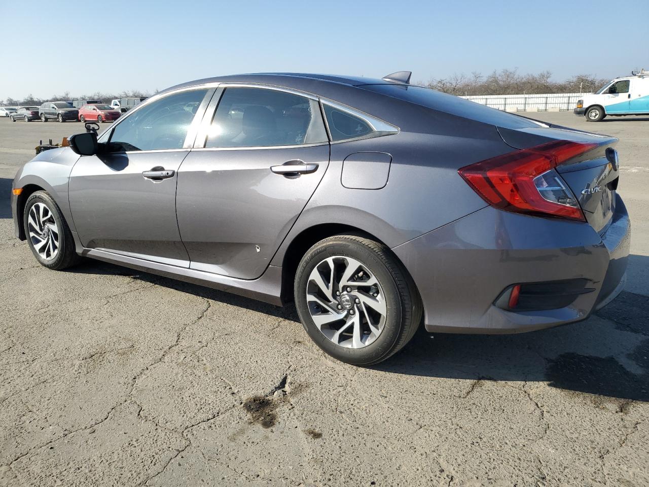 2018 Honda Civic VIN 2HGFC2F75JH542792 Copart auction photo, vandalism damage thumbnail 2