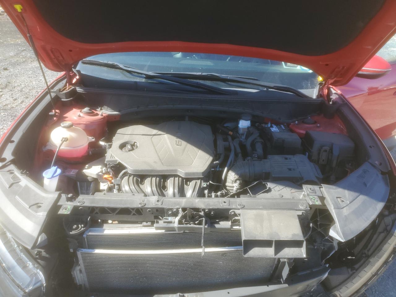 2022 Hyundai Tucson VIN 5NMJCCAE1NH014262 Copart auction photo, front end / side damage thumbnail 11