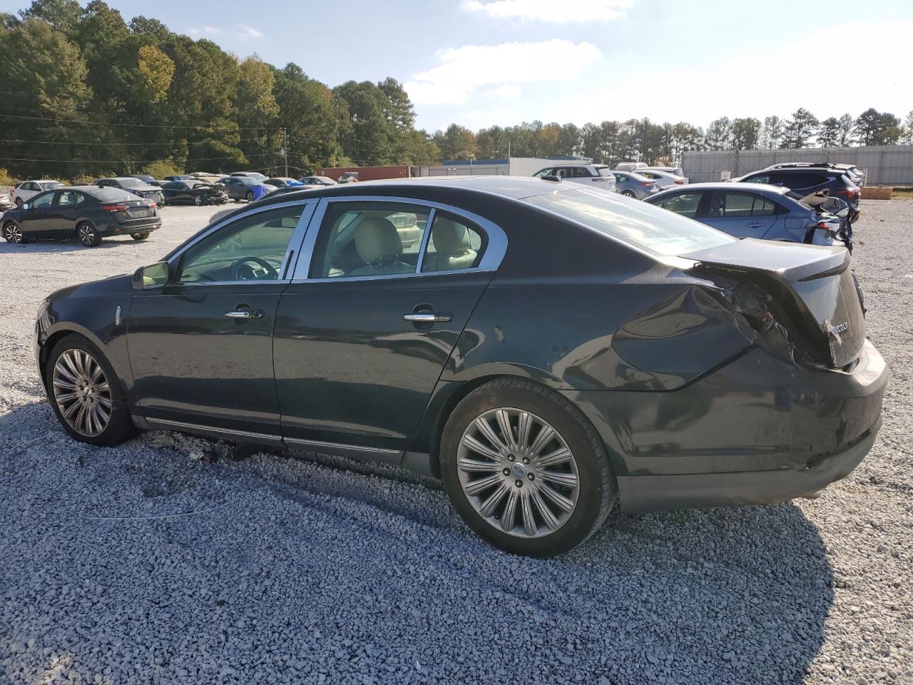 2014 Lincoln MKS VIN 1LNHL9DK7EG601913 Copart auction photo, rear end damage thumbnail 2