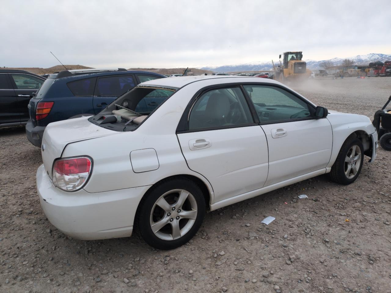 2007 Subaru Impreza VIN JF1GD61647H502682 Copart auction photo, rear end / side damage thumbnail 3