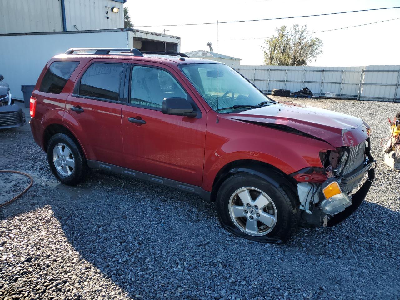 2012 Ford Escape VIN 1FMCU0D72CKC77309 Copart auction photo, front end / side damage thumbnail 4