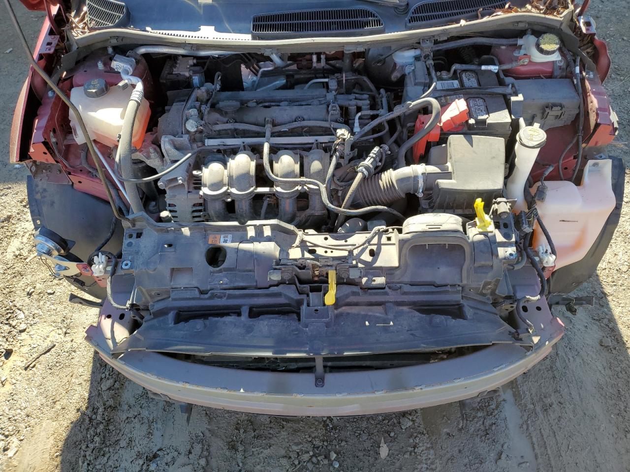 2017 Ford Fiesta VIN 3FADP4EJXHM147060 Copart auction photo, front end damage thumbnail 11