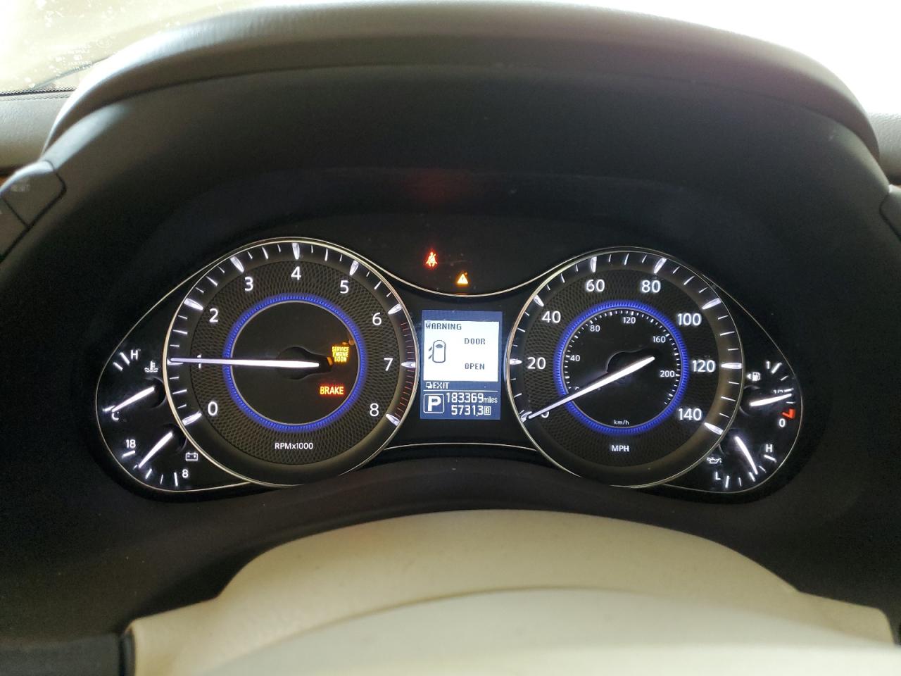 2013 Infiniti QX56 VIN JN8AZ2NF7D9550997 Copart auction photo, front end / hail damage thumbnail 9