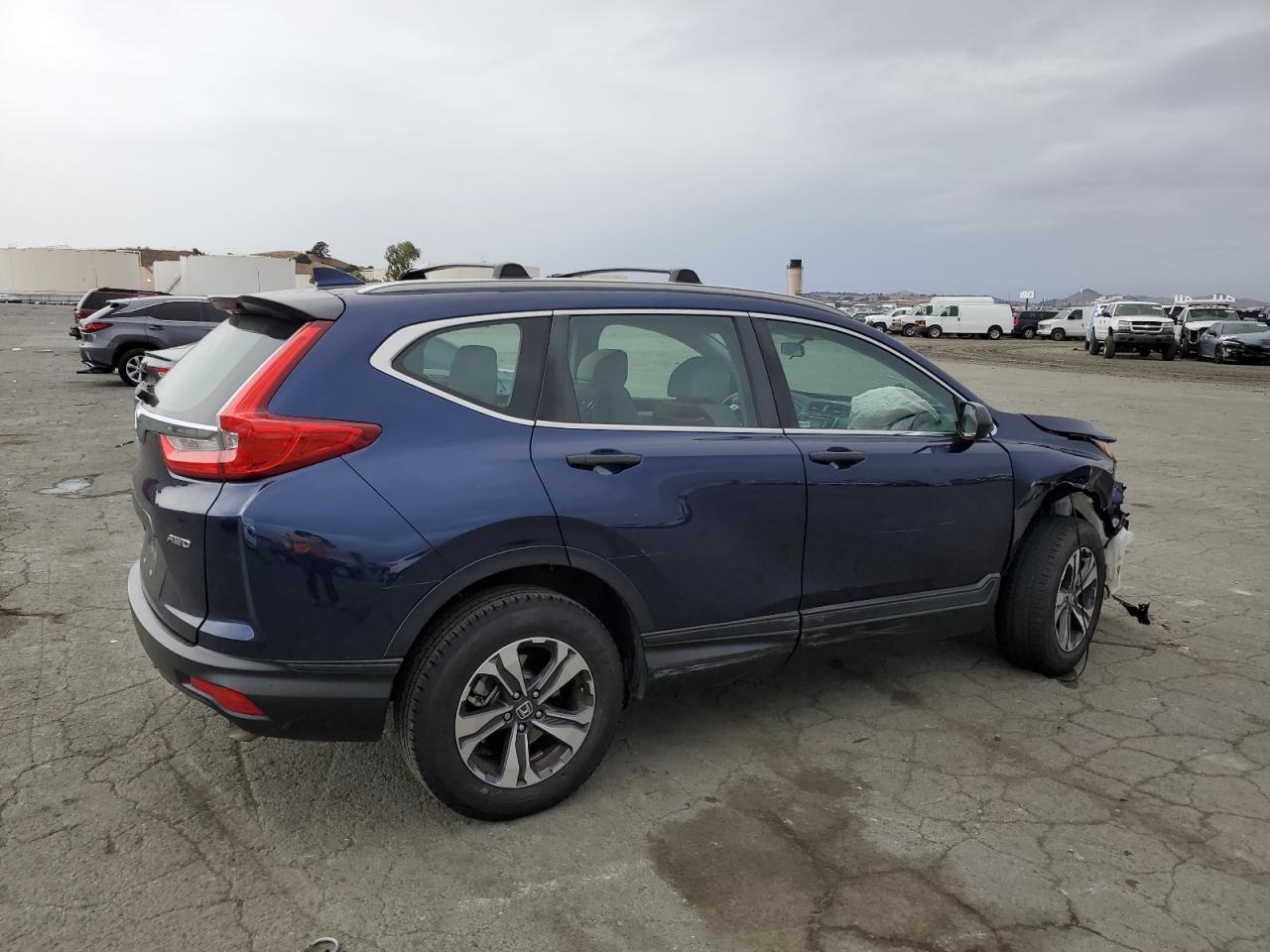 2018 Honda CR-V VIN 2HKRW6H31JH213552 Copart auction photo, front end damage thumbnail 3