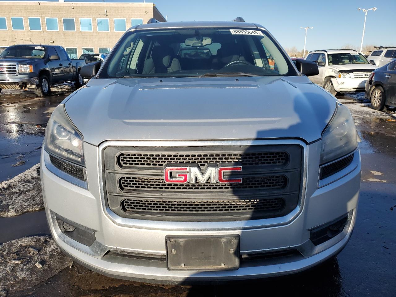 2015 GMC Acadia VIN 1GKKRNED2FJ333606 Copart auction photo, front end / rear end damage thumbnail 5