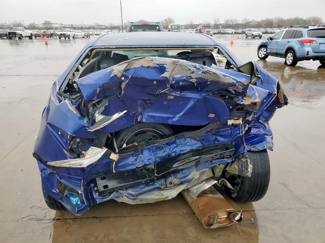 2016 Toyota Corolla VIN 5YFBURHE3GP427268 Copart auction photo, rear end / front end damage thumbnail 6