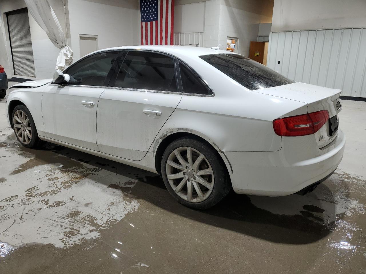 2013 Audi A4 VIN WAUBFAFL7DA102102 Copart auction photo, front end / side damage thumbnail 2