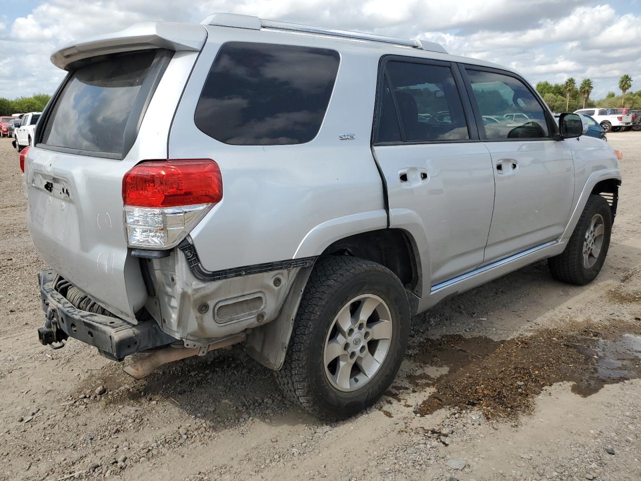 2012 Toyota 4Runner VIN JTEZU5JRXC5033502 Copart auction photo, front end / all over damage thumbnail 3