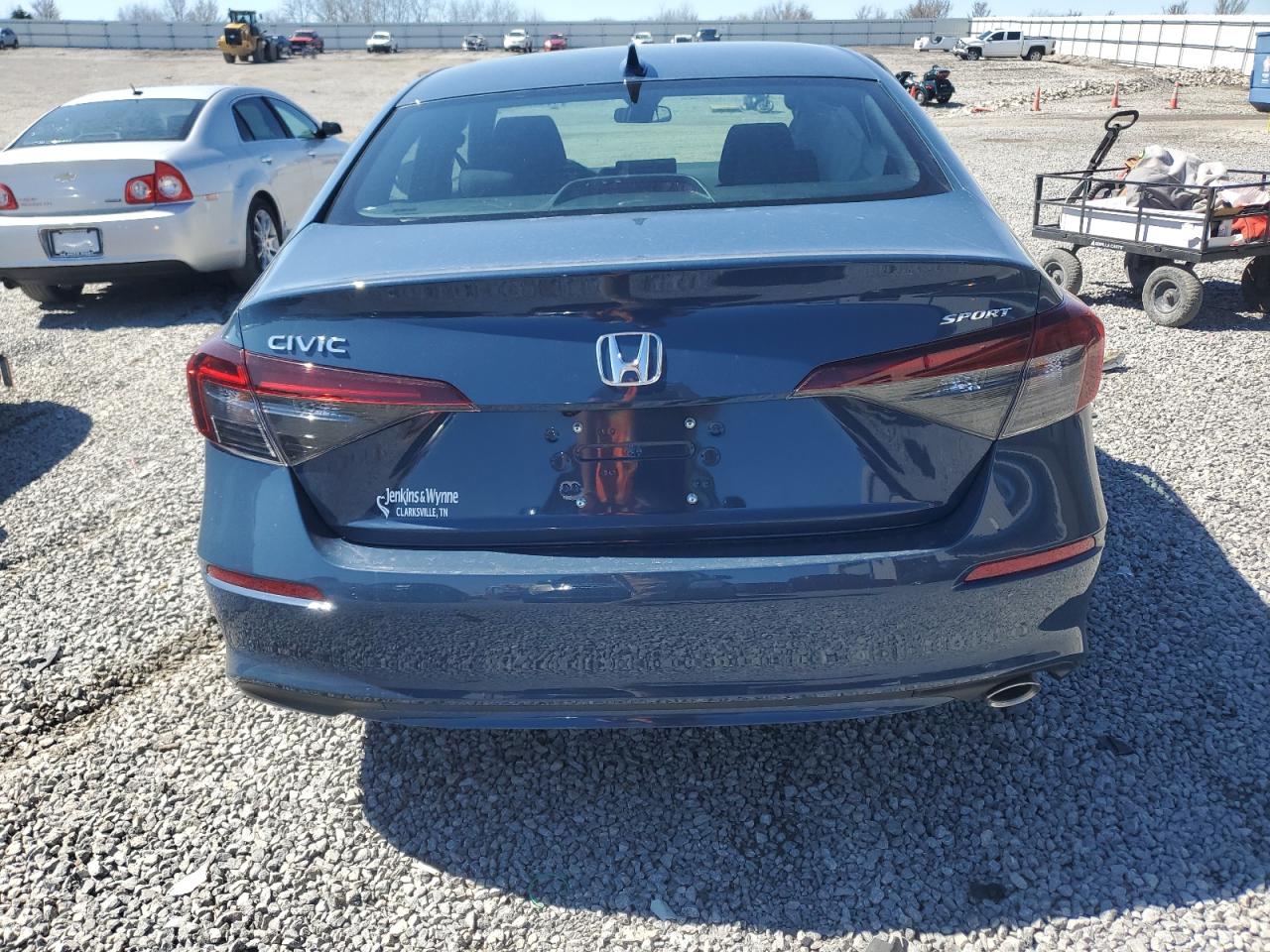 2025 Honda Civic VIN 2HGFE2F55SH559344 Copart auction photo, side damage thumbnail 6