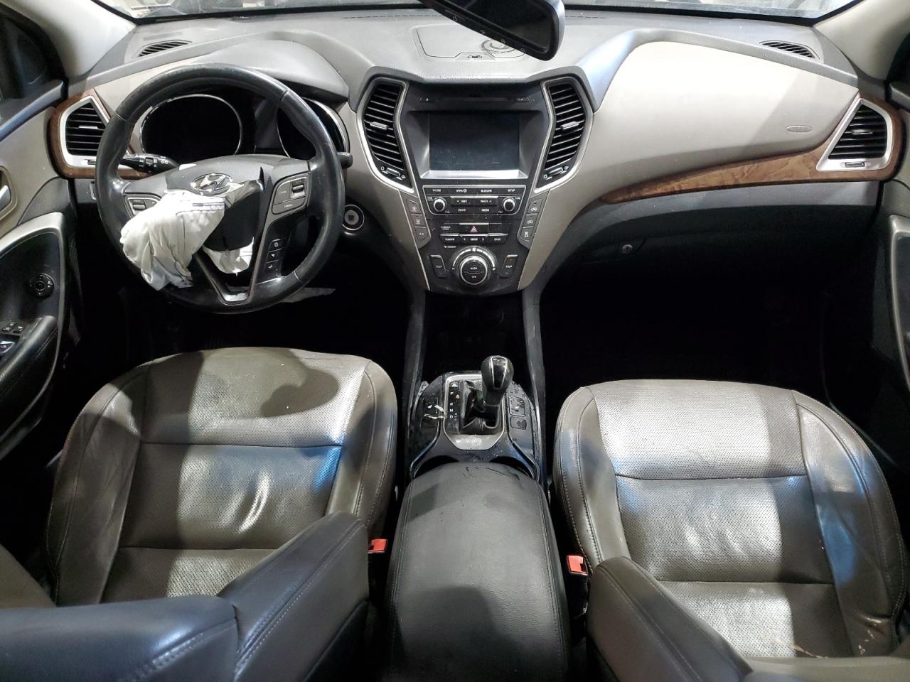 2017 Hyundai Santa Fe VIN KM8SN4HF9HU245616 Copart auction photo, front end / minor dent/scratches damage thumbnail 8