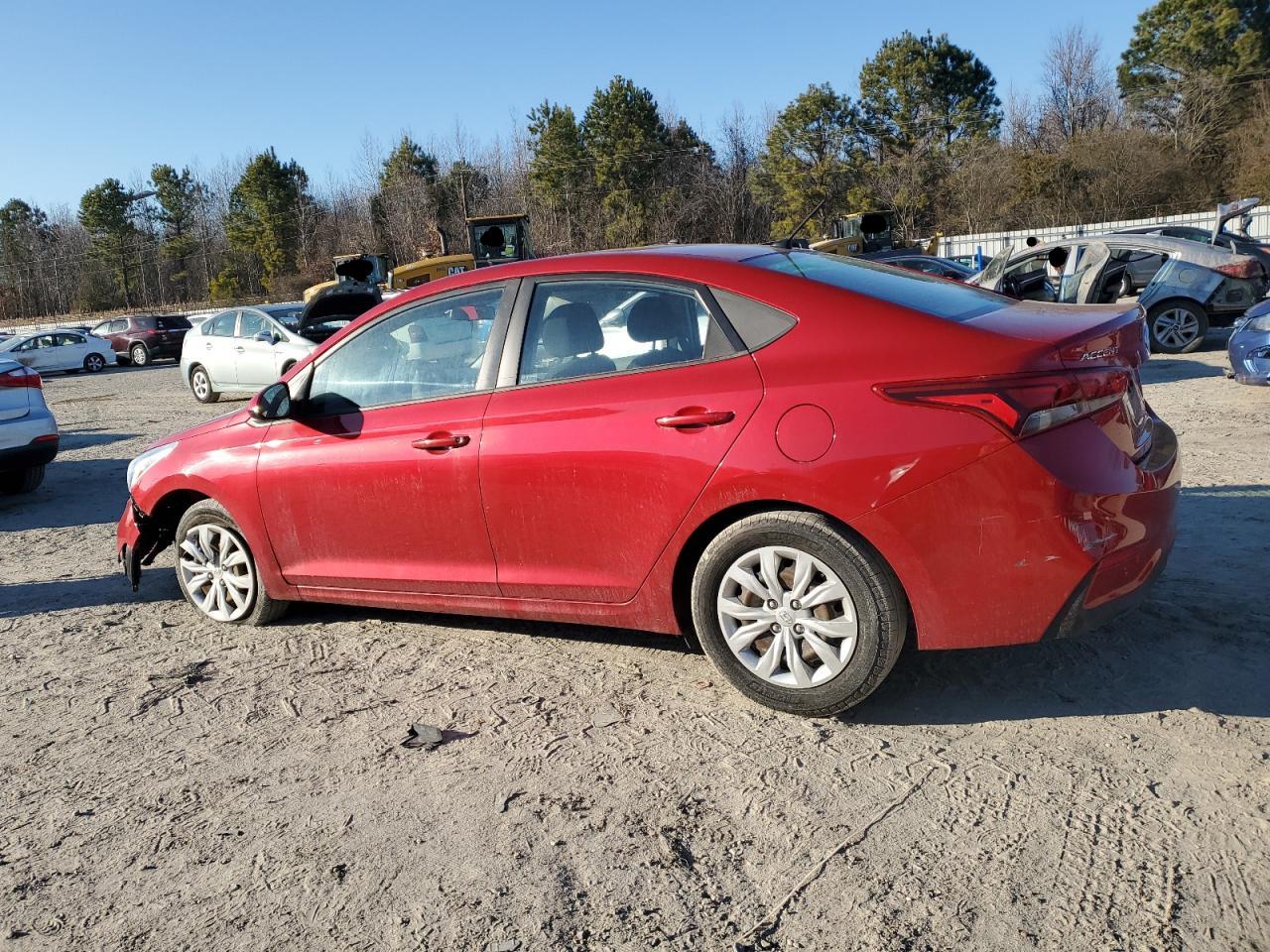 2020 Hyundai Accent VIN 3KPC24A62LE106575 Copart auction photo, front end / rear end damage thumbnail 2