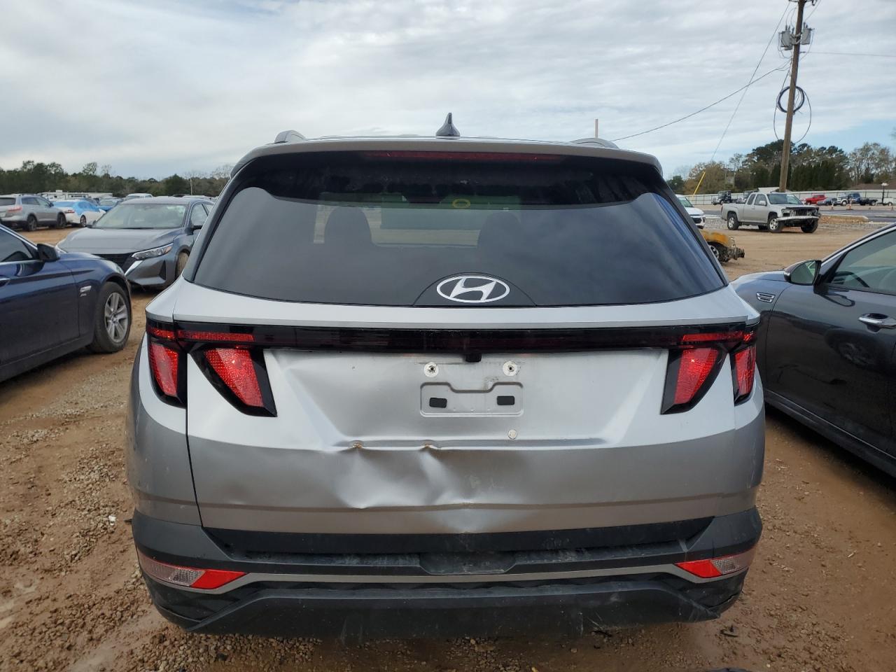 2024 Hyundai Tucson VIN 5NMJB3DEXRH384906 Copart auction photo, rear end / minor dent/scratches damage thumbnail 6