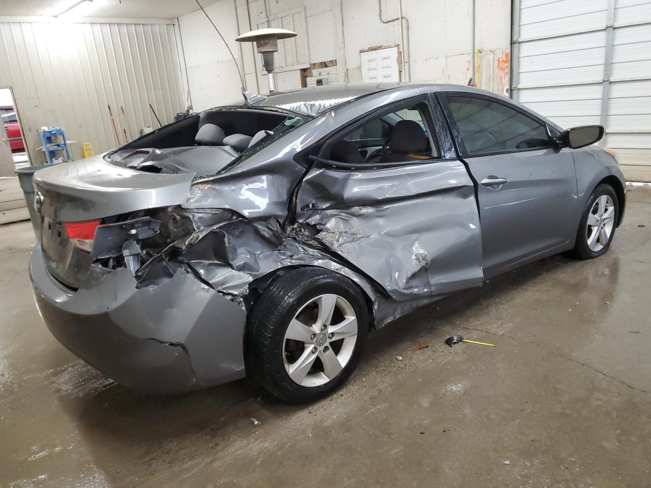 2013 Hyundai Elantra VIN 5NPDH4AE5DH286559 Copart auction photo, side / rear end damage thumbnail 3