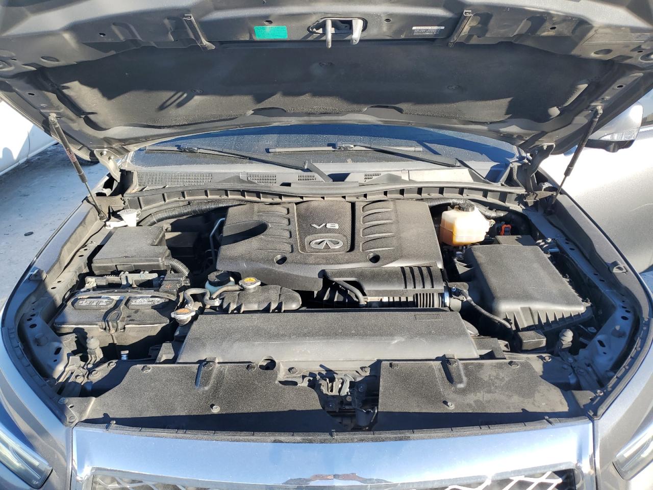 2020 Infiniti QX80 VIN JN8AZ2NF4L9704502 Copart auction photo, rear end / minor dent/scratches damage thumbnail 12