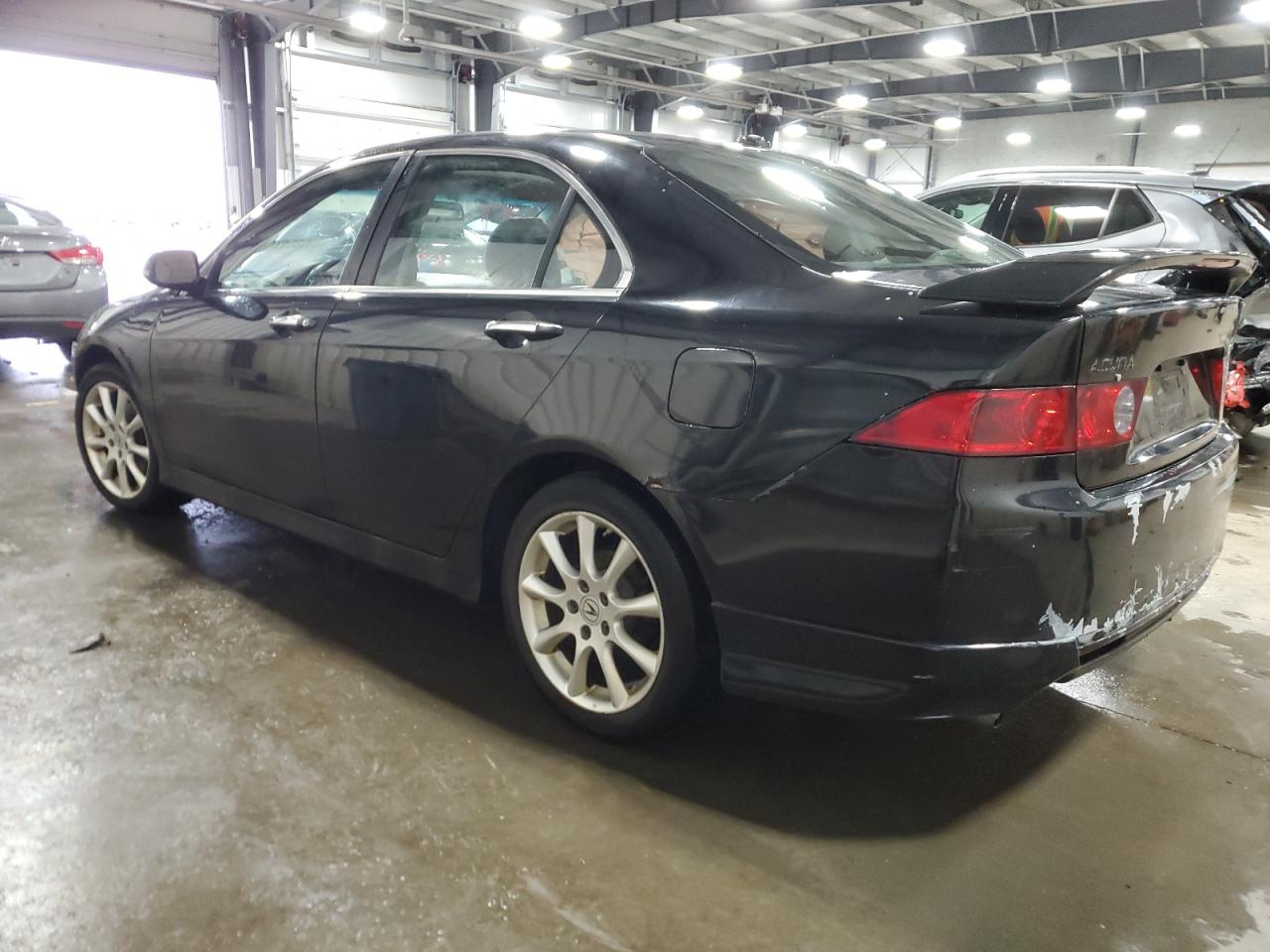 2007 Acura TSX VIN JH4CL96907C011831 Copart auction photo, side / front end damage thumbnail 2