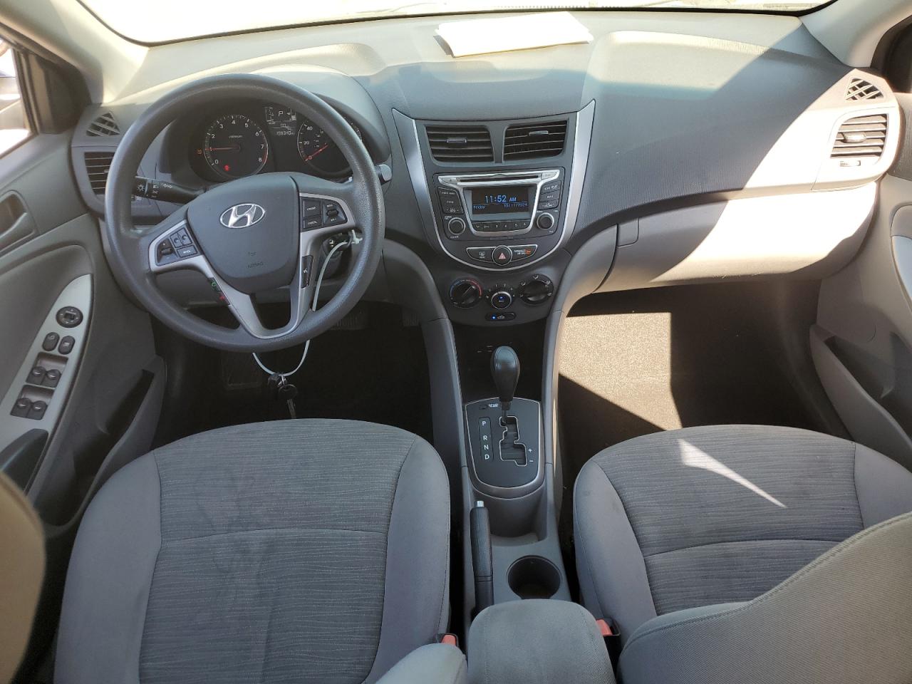 2016 Hyundai Accent VIN KMHCT4AE6GU130482 Copart auction photo, front end damage thumbnail 8