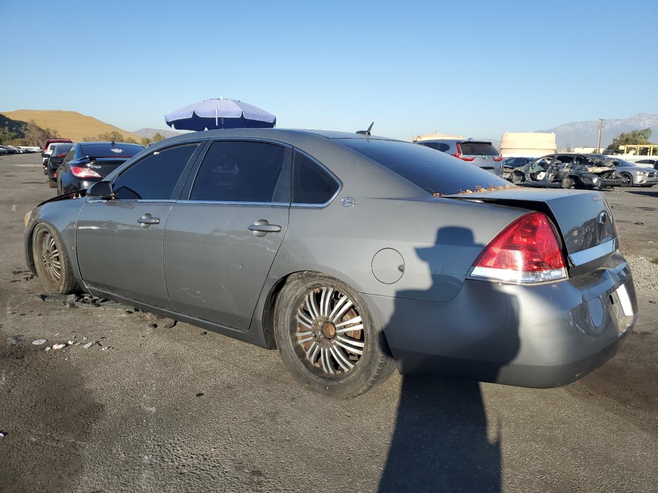 2008 Chevrolet Impala VIN 2G1WT58N489258479 Copart auction photo, rear end / stripped damage thumbnail 2