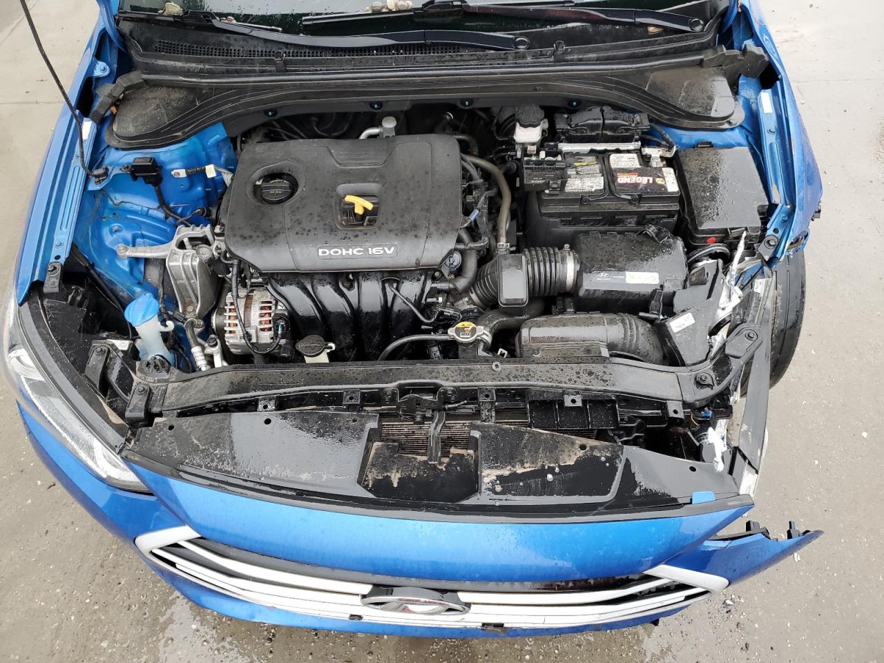 2017 Hyundai Elantra VIN KMHD74LF9HU410431 Copart auction photo, front end damage thumbnail 11