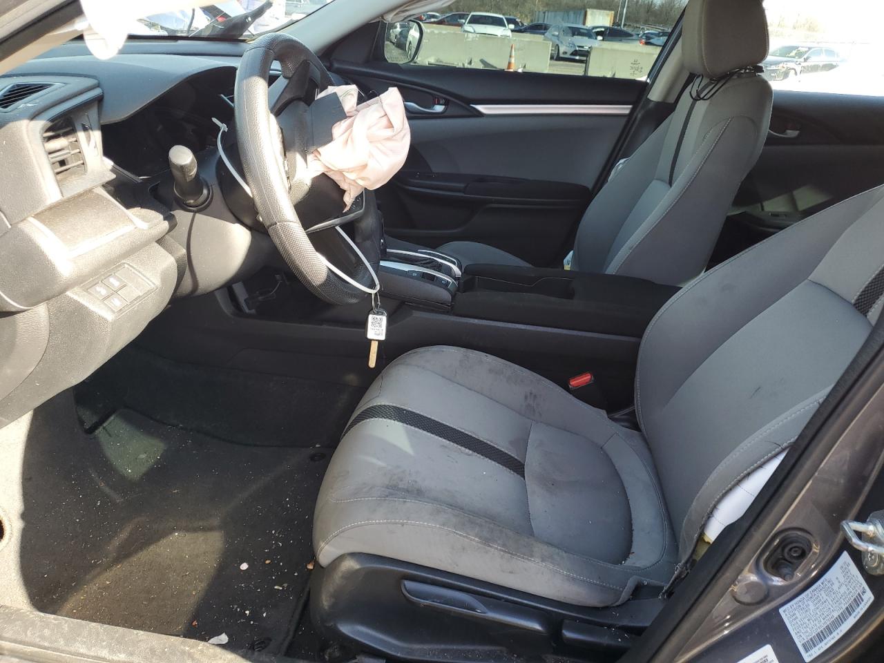 2020 Honda Civic VIN 2HGFC2F65LH575348 Copart auction photo, all over damage thumbnail 7