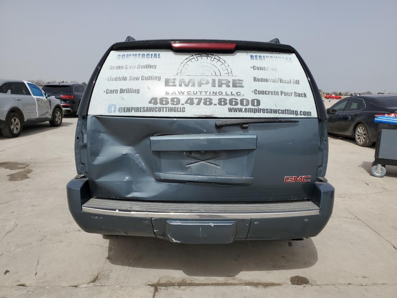 2008 GMC Yukon VIN 1GKEC63858J185528 Copart auction photo, rear end damage thumbnail 6