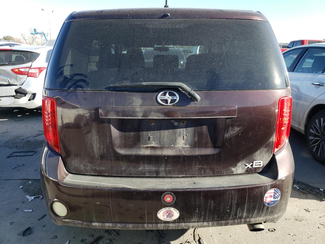 2009 Toyota xB VIN JTLKE50E691062520 Copart auction photo, side / hail damage thumbnail 6