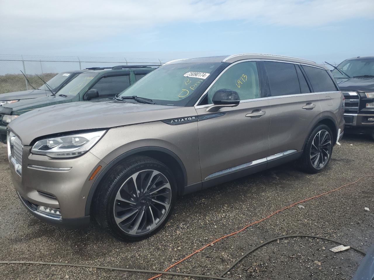 2021 Lincoln Aviator VIN 5LM5J7XC3MGL09091 - Copart auction photo