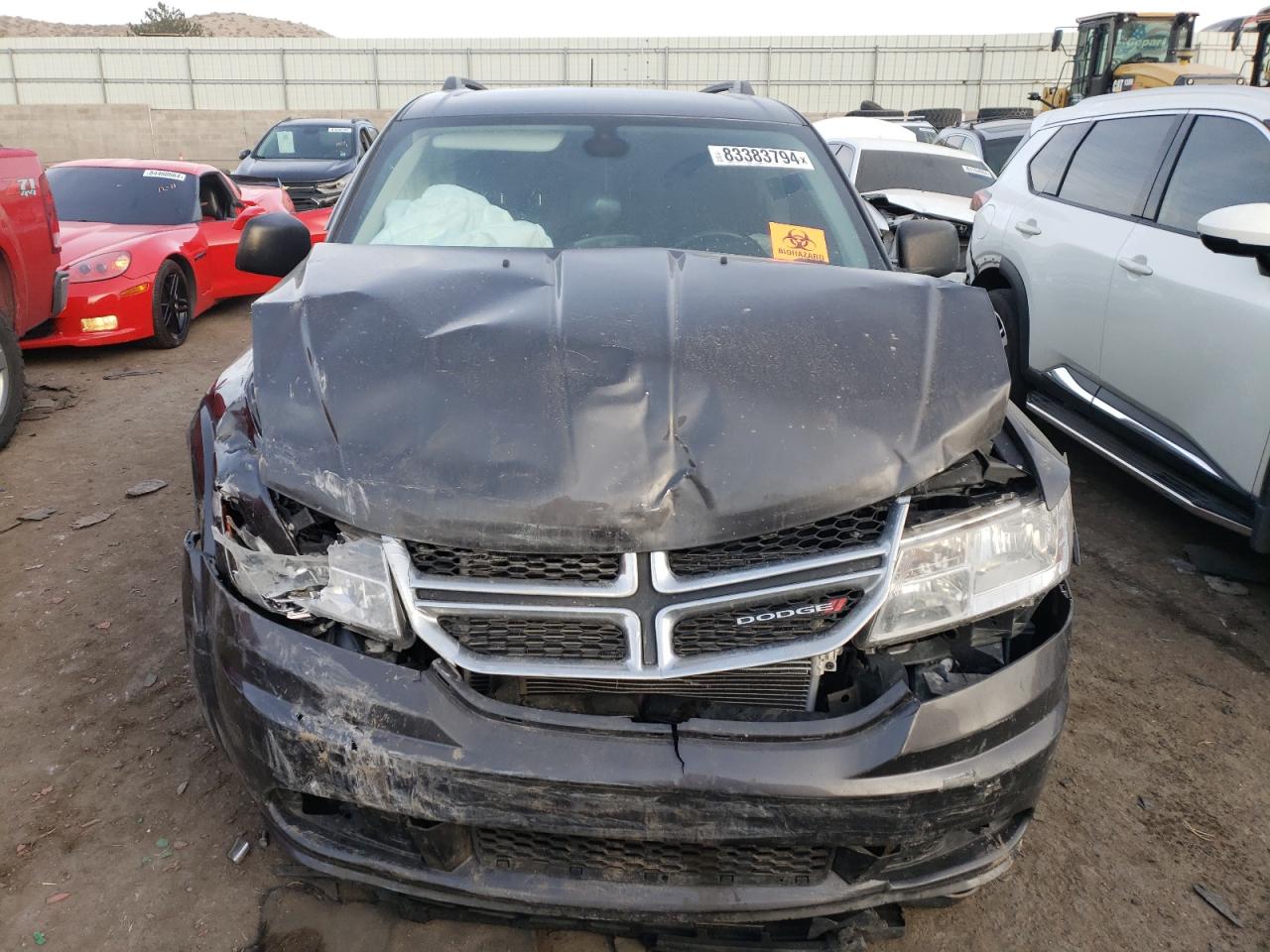 2020 Dodge Journey VIN 3C4PDCAB0LT262516 Copart auction photo, front end damage thumbnail 5