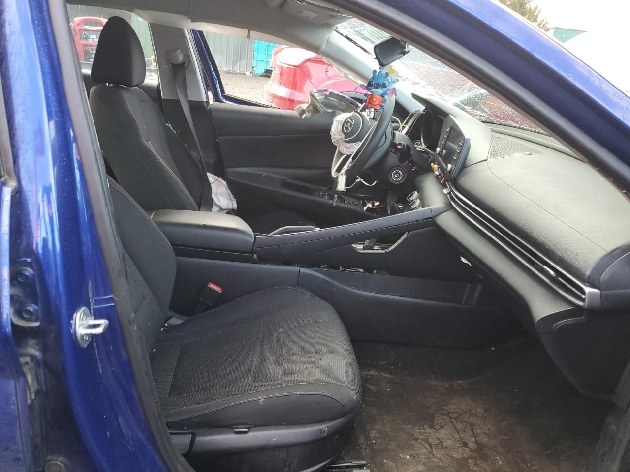 2021 Hyundai Elantra VIN 5NPLL4AG3MH041514 Copart auction photo, front end / side damage thumbnail 7