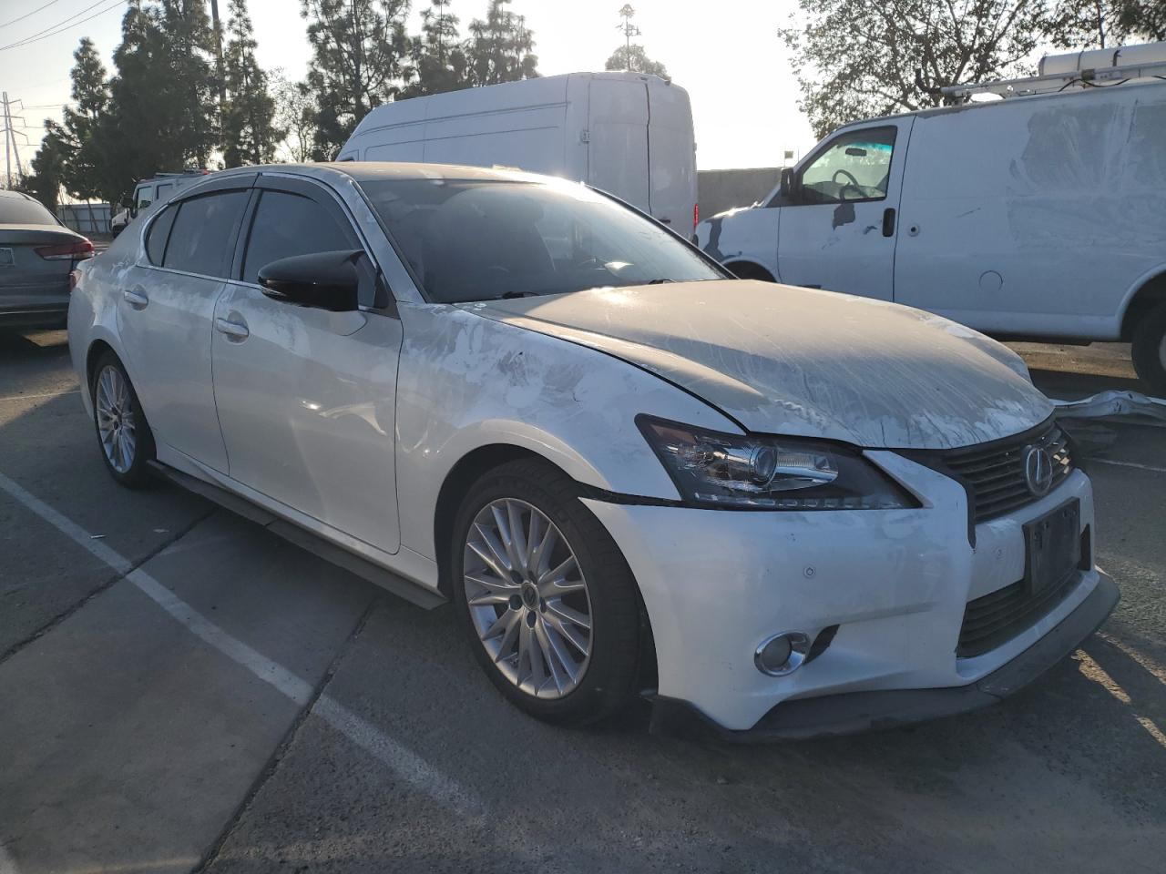 2020 Lexus GS VIN JTHBE1BLXD5016480 Copart auction photo, side damage thumbnail 4