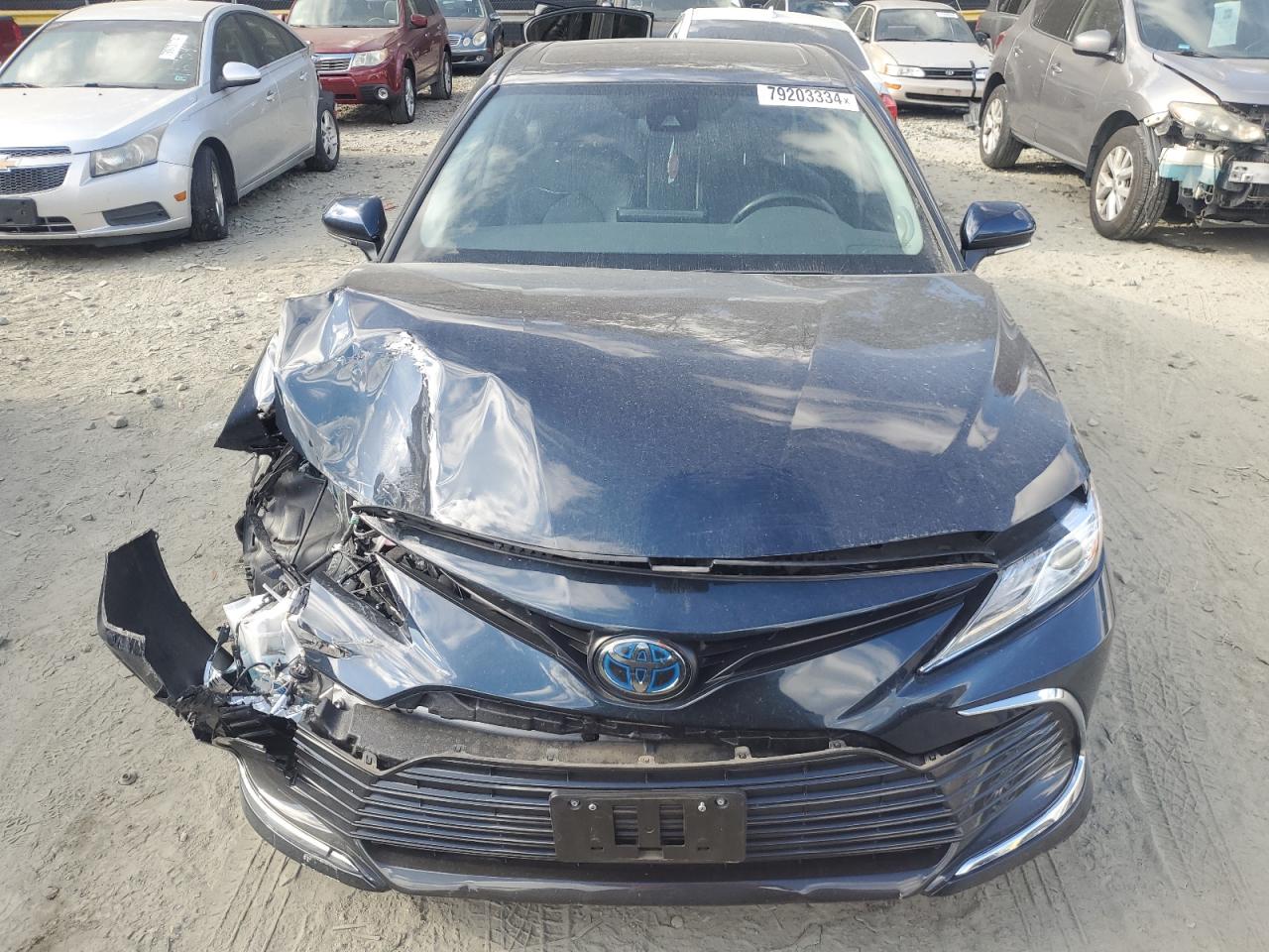 2021 Toyota Camry VIN 4T1F31AK6MU023655 Copart auction photo, front end damage thumbnail 5