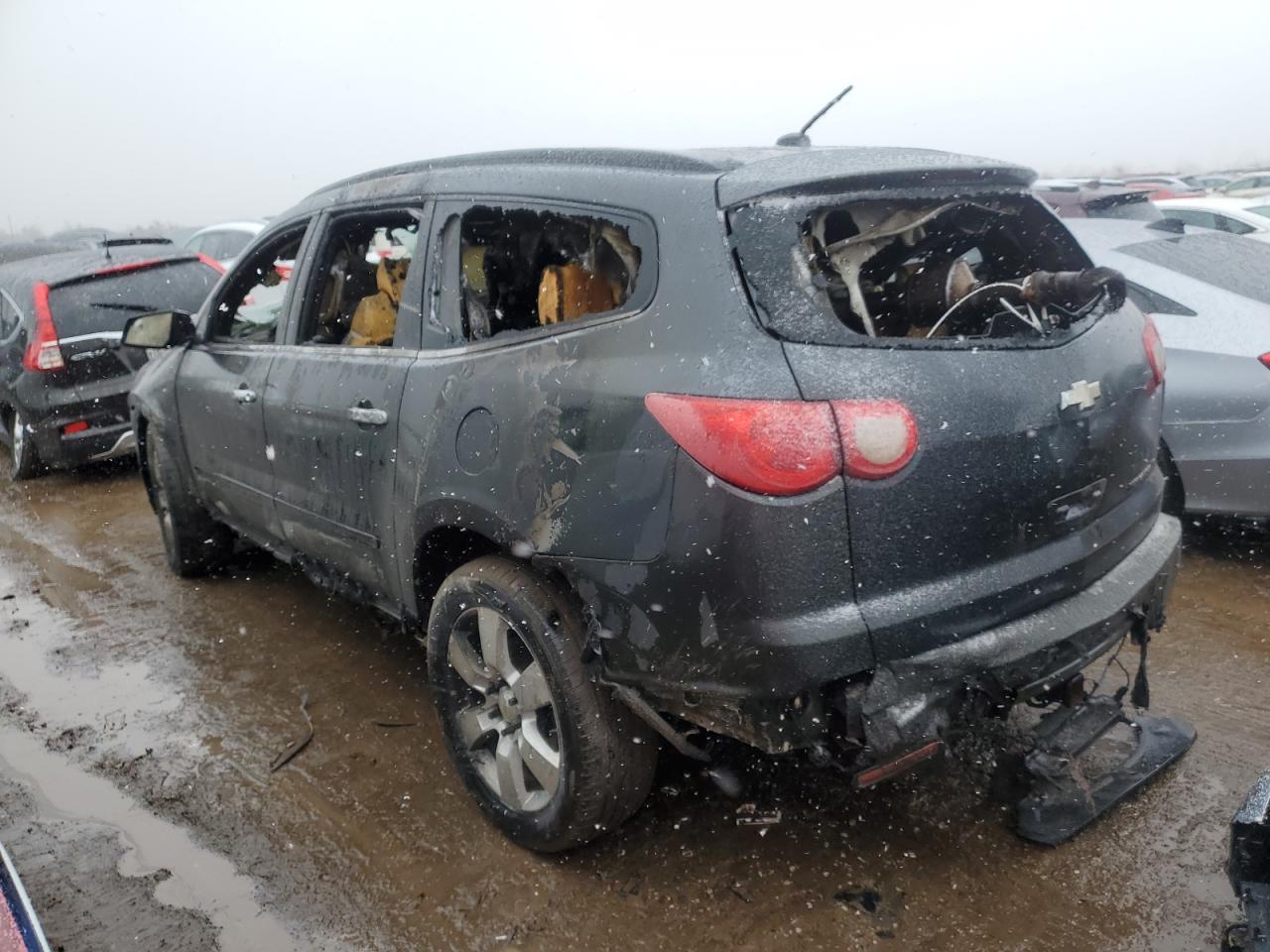 2012 Chevrolet Traverse VIN 1GNKRGED5CJ251220 Copart auction photo, burn / minor dent/scratches damage thumbnail 2